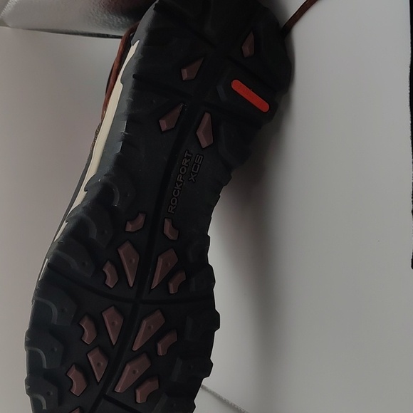 Rockport XCS Red Rugged Boots with Moc-Toe Design Waterproof Size 12 Excellent - Picture 9 of 16